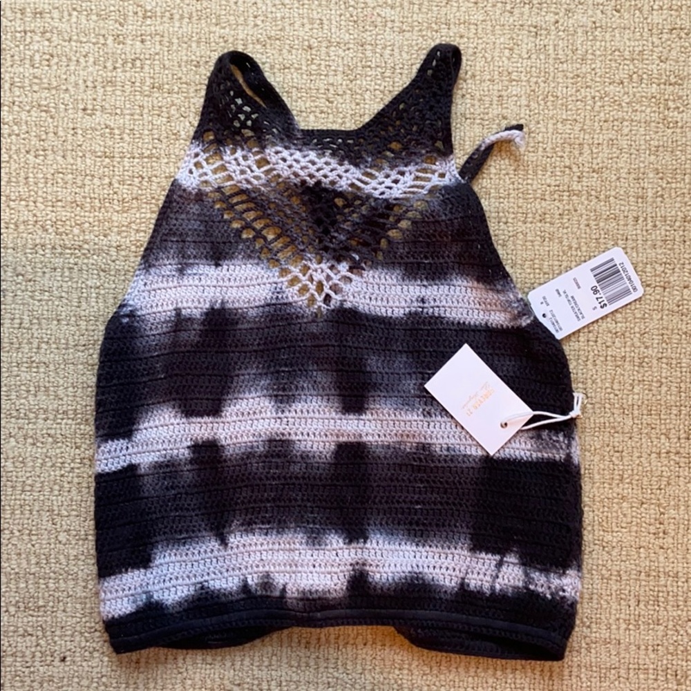 Tie dye crochet top